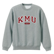 KMU經典款美式大學T_灰